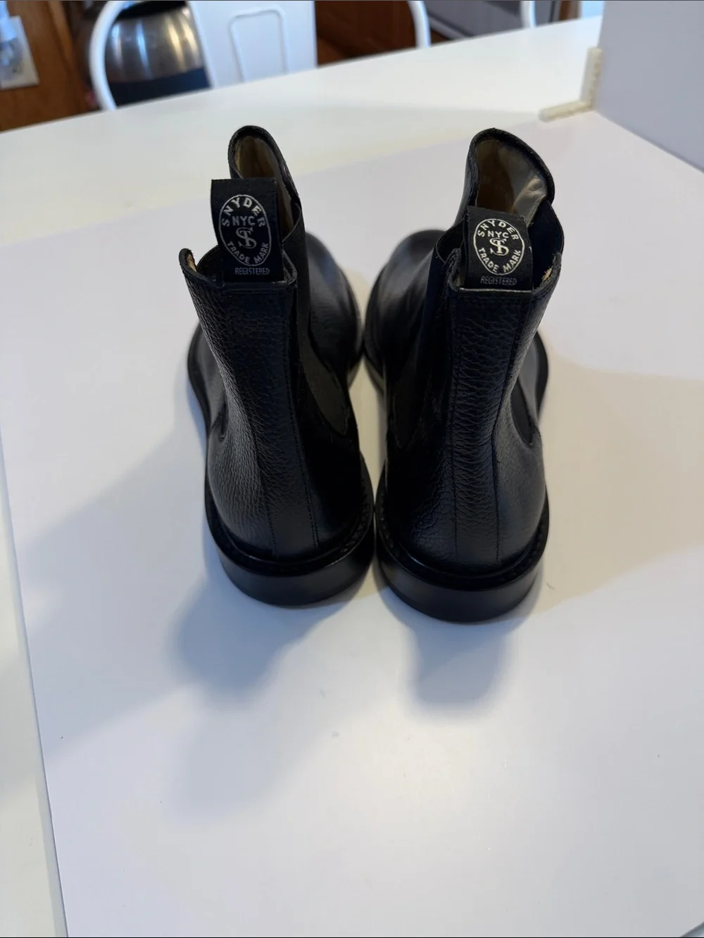 Todd Snyder Black Leather Ankle Chelsea Boots Sz 9.  New. Tub7